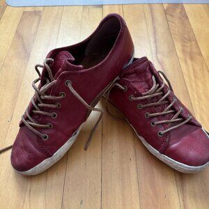 Frye & Co Leather Astor low lace shoes